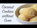 COCONUT COOKIES with NO EGG &amp; NO OVEN at home || Flavorish