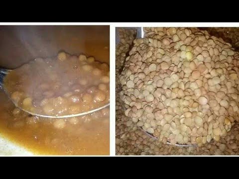 شوربة عدس سهلة و سريعة بدون لحوم في5د