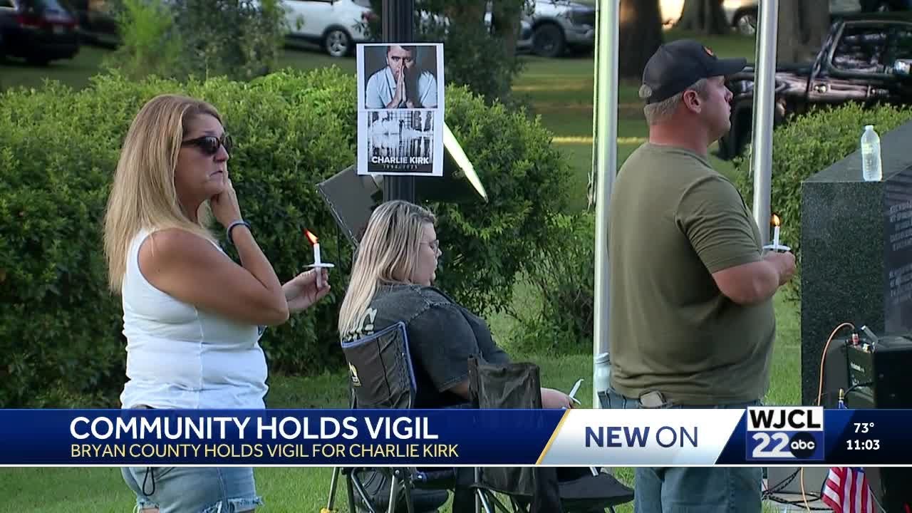 Bryan County holds prayer vigil for Charlie Kirk and calls for peace