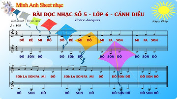 Bài Đọc Nhạc Số 5 Lớp 6 - Cánh Diều
