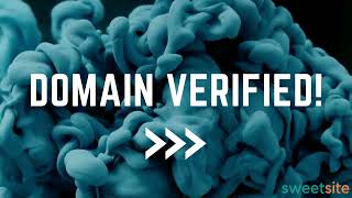 Sweetsite Free Website, Ecommerce and Marketing course - Email Marketing - Verify a Domain