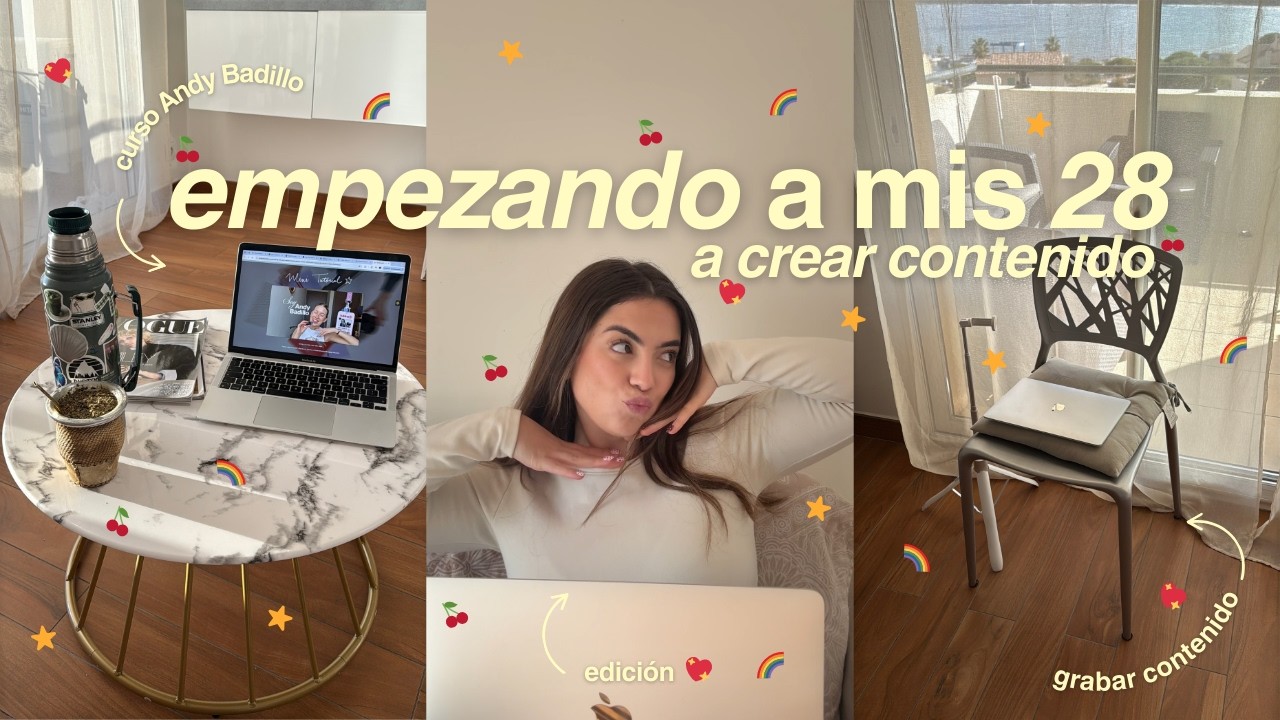 vlog: empezando mi camino como creadora de contenido a mis 28 años ⭐️💖🧚🏻