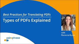 8 Pdf Types That Affect Translation Qualityand How To Identify Them