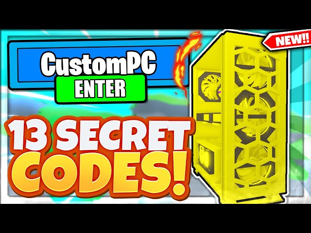 All active Custom PC Tycoon! codes to redeem Cash, Boosts, PC