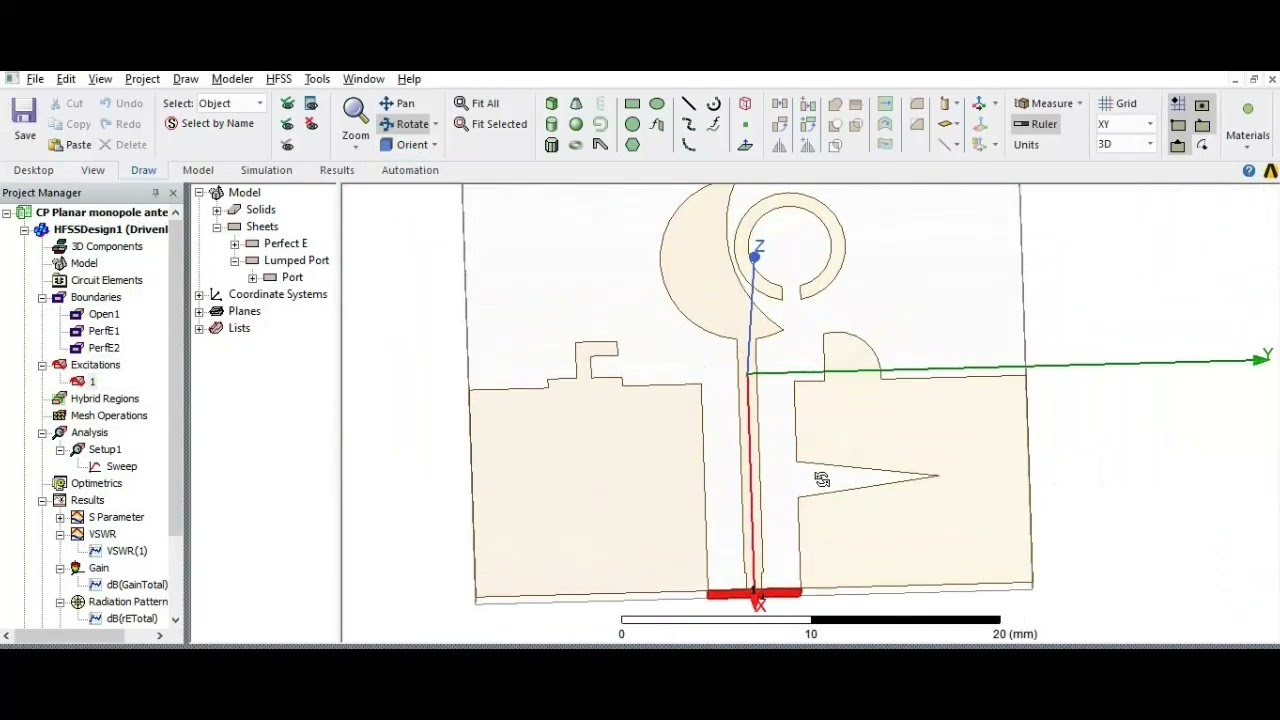Design of a UWB circularly polarized planar monopole antenna using characteristic mode analysis
