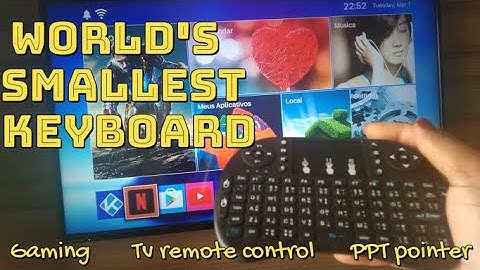 MINI WIRELESS KEYBOARD WITH TOUCHPAD REVIEW - Use with Mobile, PC, Smart TV, Gaming - Must Have!