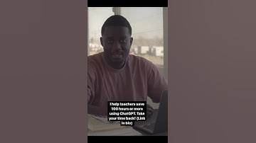 Using ChatGPT to save lesson planning time