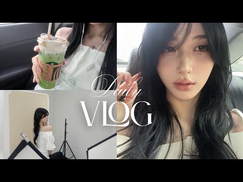 Fall Daily Vlog⋆˚ ꕤ࿔ 🍵 ༘⋆ ݁˖ | 처음으로 청담 메이크업 샵가서 "지젤로 만들어주세요" 하고, 레전드 프로필 사진 갱신한, 헤메 문의 엄청 많았던날