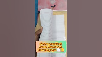 Zero Waste Stationery: How to Reuse Old Notebooks 📒📄  #diy #notebook #stationery #creative #craft