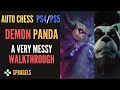 Demon Build With OP Pandas! Auto Chess PS4 This One Is Messy lol... Full Match