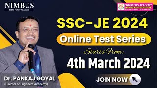 SSC JE 2024 Online Test Series | All About SSC JE 2024 Online/Offline Test Series | SSC JE Free Mock