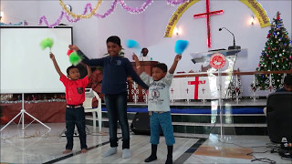 Light of the World - Kids Action Song (Christmas 2016 at Centenary Church, Avadi)