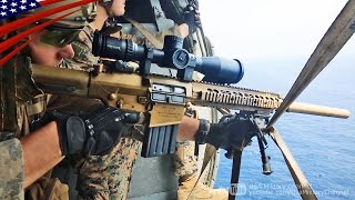 Aerial Snipe on Helicopter by US Marines Scout Sniper - ヘリから