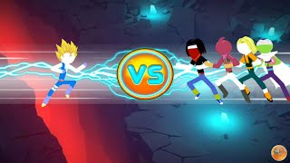 Stick Warriors - Stick Z: Super Dragon Fight - VEGETA SSJ1 (50.000 Power) Walkthrough Part 2 screenshot 4