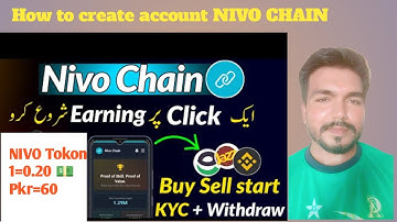 NIVO CHAIN new mining project || NIVO CHAIN kyc verification|| How to create account NIVO CHAIN