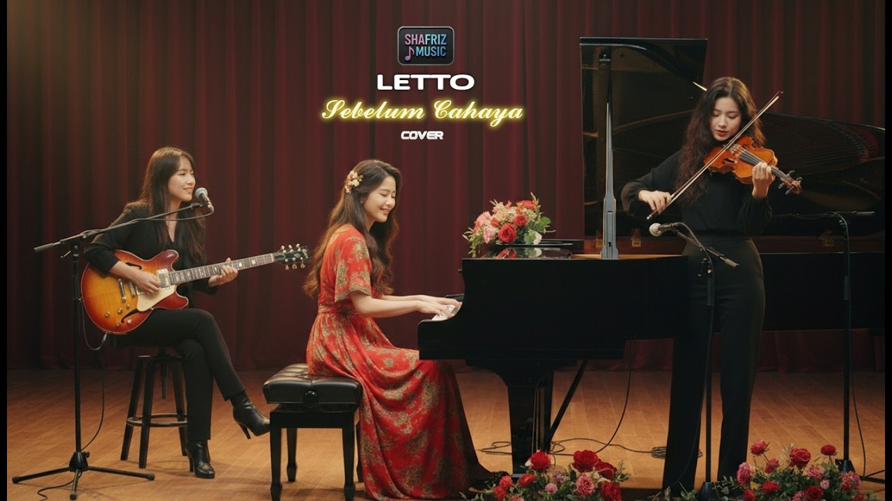 Sebelum Cahaya - LETTO cover akustik piano biola, suara vokal cewek, MENYENTUH DAN BIKIN BAPER
