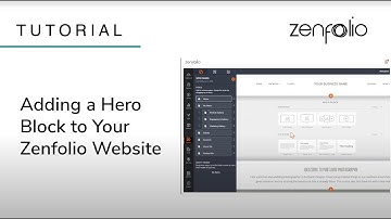 Creating Stunning Website Hero Blocks on Zenfolio