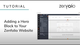 Creating Stunning Website Hero Blocks on Zenfolio