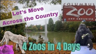 4 Zoos in 4 Days Columbus Zoo Let's Move Across the County