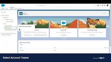 How to Enable Account Teams in Salesforce Lightning