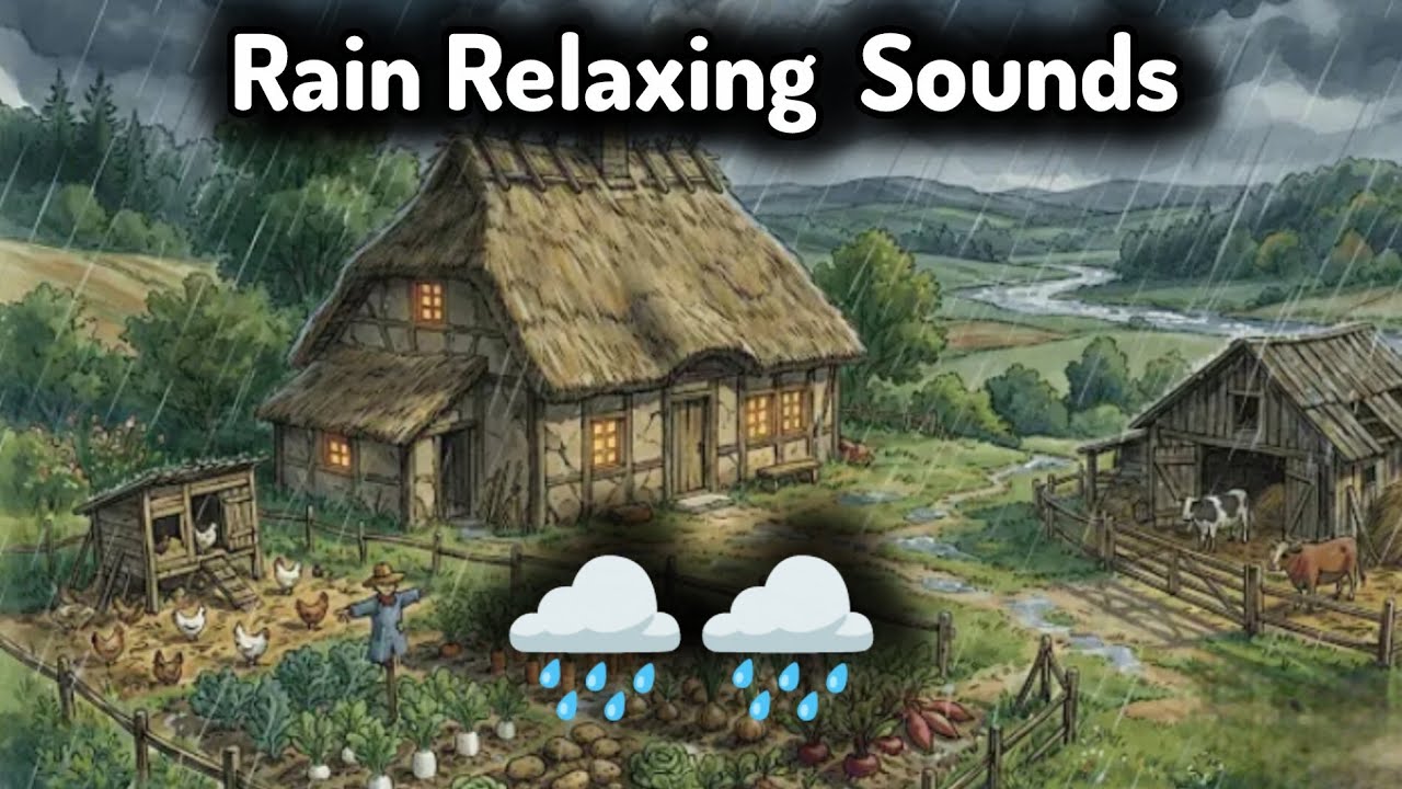 Relaxing Music | Rain Sounds & Peaceful Family Life | KHAN G