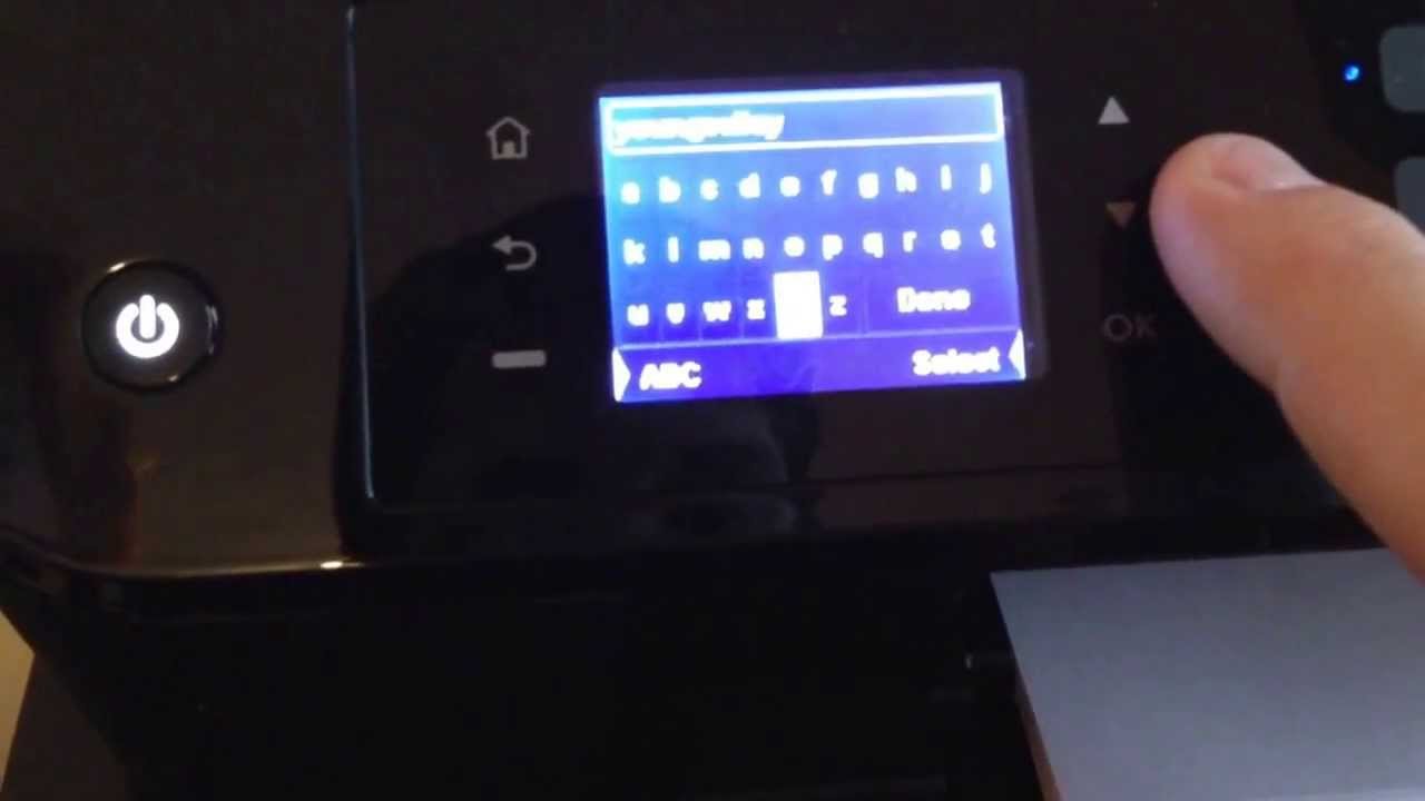 Connecting an envy printer to wifi - YouTube