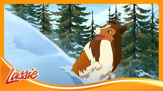 Lassie Saves the Day on the Ski Slopes The New Adventures of Lassie Cartoons for Kids