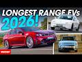 Top 10 Longest Range Electric Cars in 2026 – How Far Can They REALLY Go?