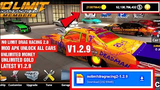 NO LIMIT DRAG RACING 2.0 MOD APK UNLOCK  EVERYTHING UNLIMITED MONEY UNLIMITED GOLD LATEST V1.2.9 screenshot 1
