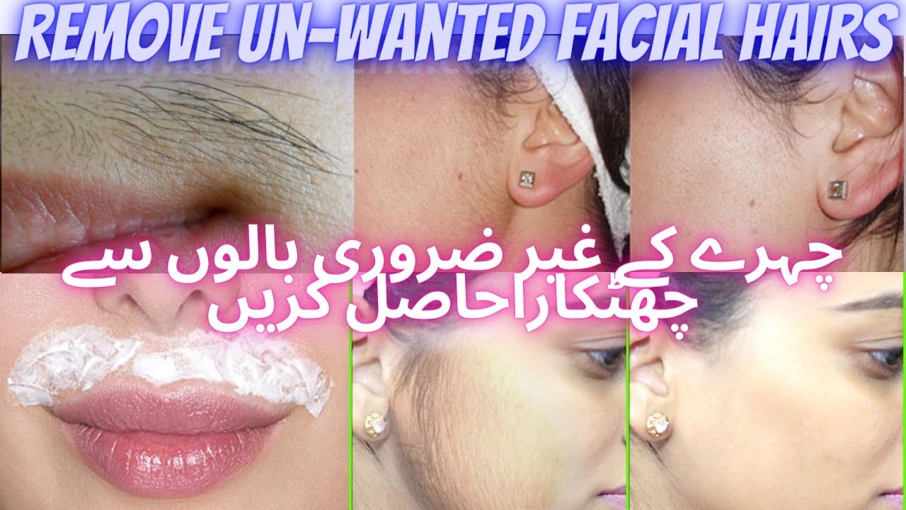 DIY Permanently Remove Facial Hair INSTANTLY 100 NATURAL Remove