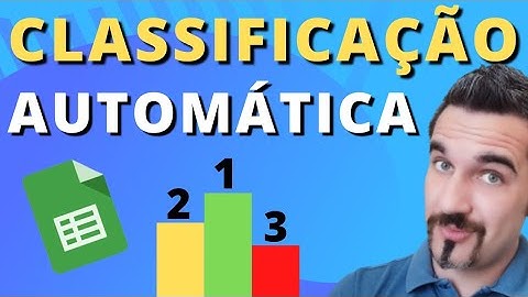 Como fazer classificação no Google Sheets | Planilhas Google
