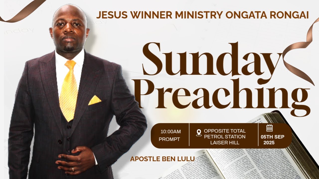 Mlango Mzuri lakini ni wengi wapingao Jesus Winner Ministry Ongata Rongai 05 OCT 2025 LIve Preaching