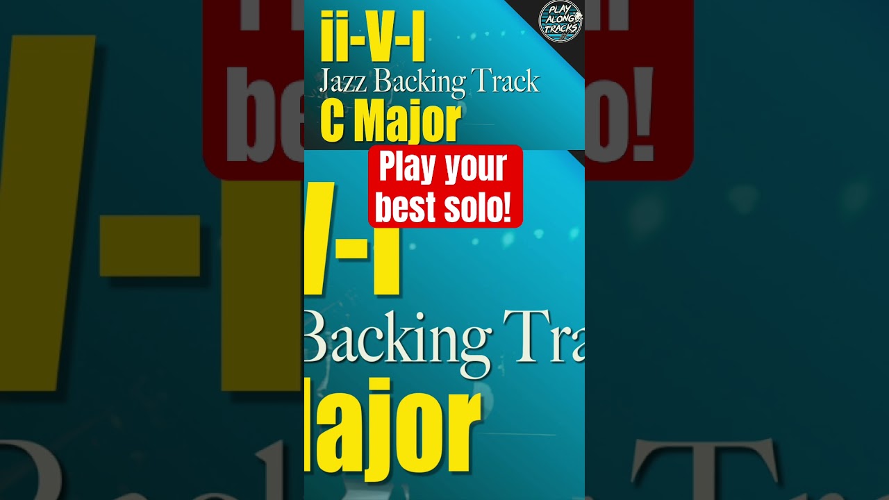 ii V I Jazz Backing Track in C 