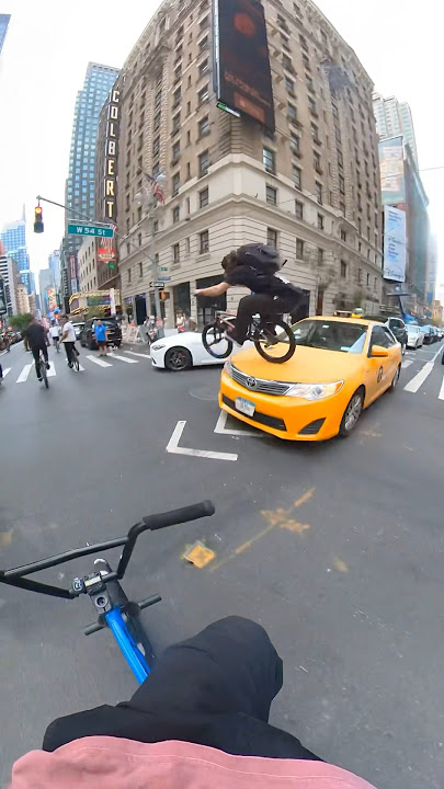 BMX vs Taxi - Crazy NYC Bike Ride
