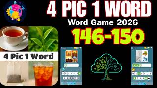 4 PIC 1 WORD Word Game 2026 level 146 147 148 149 150 screenshot 1
