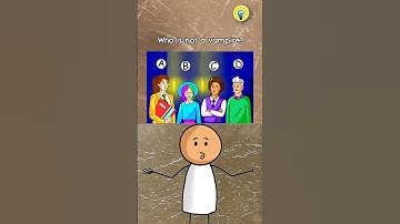 Who is not vampire | #shorts #riddles #shortsfeed #usashorts #unitedstates