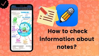 How to check information about notes on Notability - Notability Tips