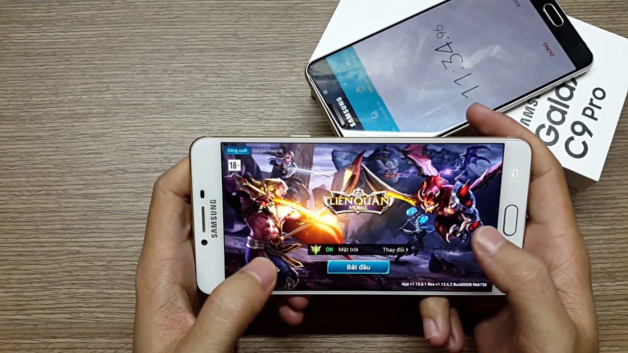 Samsung Galaxy C9 Pro: Đánh giá PIN và Hiệu năng chơi Game