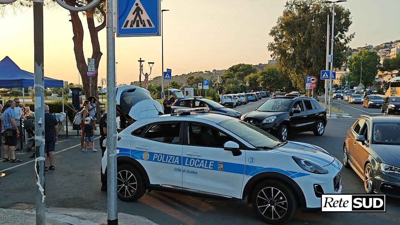 Scalea, controlli straordinari della Polizia Locale