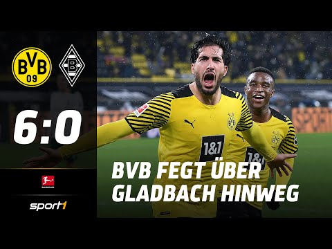 Dortmund – Gladbach 6:0 | Highlights Bundesliga 23. Spieltag | SPORT1