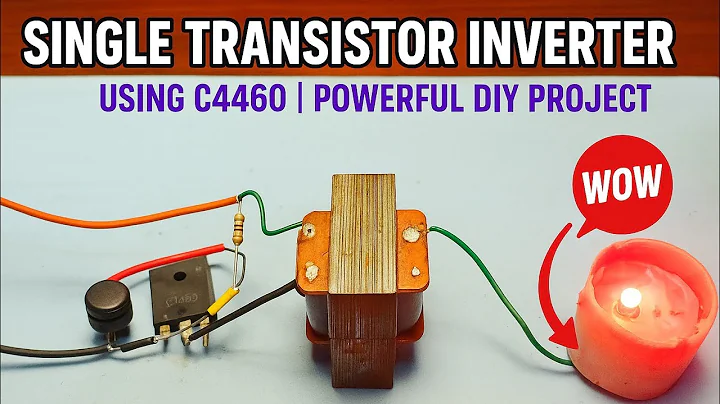 One Transistor Inverter | C4460 Inverter Circuit at Home