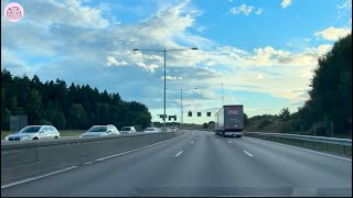 Stockholms Longest Traffic Jam Over 20 Kilometers 4K Video