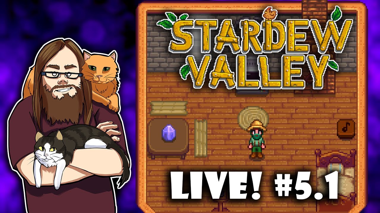 Shadowsense Plays Stardew Valley LIVE! #5 (Part 1)