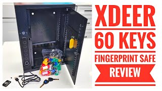 XDeer 60 Keys Biometric Key Safe UNBOXING & REVIEW