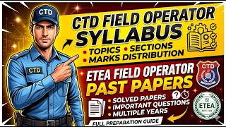 Syllabus CTD Police KPK : ETEA Jobs : Field Operator CTD Syllabus and Past papers