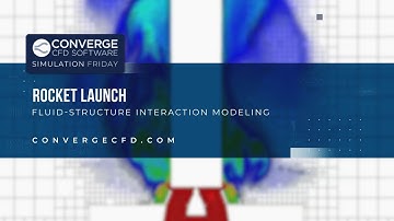 CONVERGE Simulation of a Rocket Launch