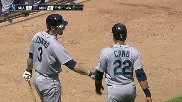 SEA@MIN: Seager singles to center, plates Cano