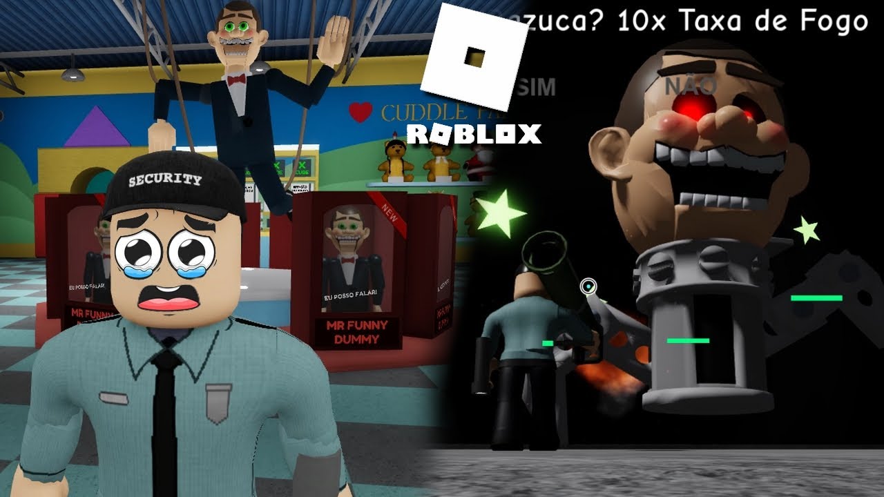 BONECO VIVO? ESCAPE DA LOJA DE BRINQUEDOS NO ROBLOX!! (Escape Mr Funny's  ToyShop) 