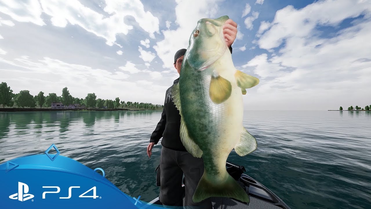 Legendary Fishing PS4 Game Playstation 4 PS 4, Video Gaming, Video