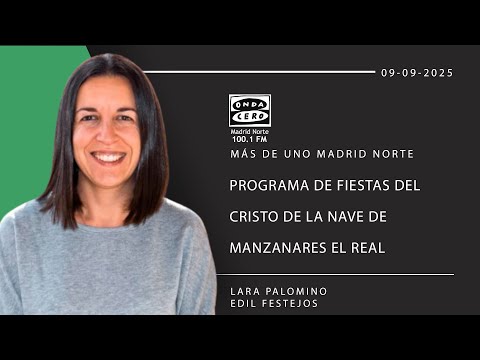 Programa de Fiestas del Cristo de la Nave de Manzanares El Real